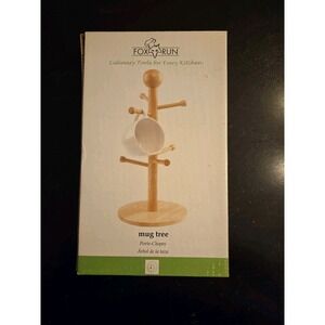 Coffee Mug Tree Fox Run Durable Wood